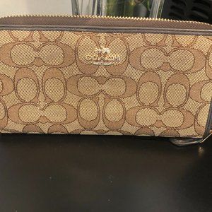 Coach New York Light Brown Wallet